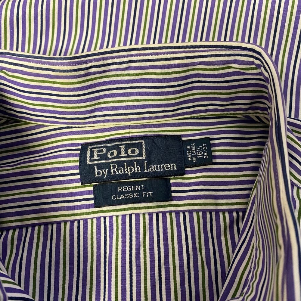 POLO RALPH LAUREN MENS REGENT‎ CLASSIC FIT LONG SLEEVE SHIRTS 16½ .36-37